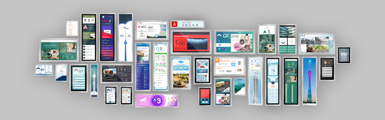 Viele flexyPage Screendesigns für jeden Anlass