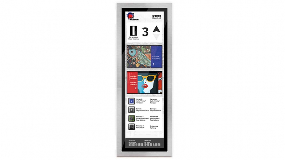 Digital display panel with touch function