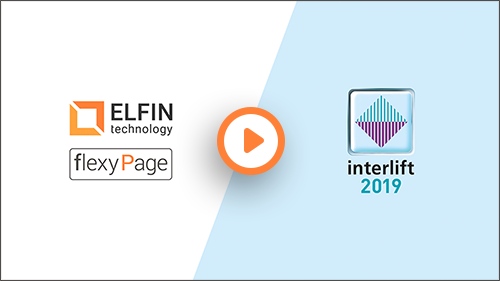 flexyPageand ELFIN technology at Interlift 2019