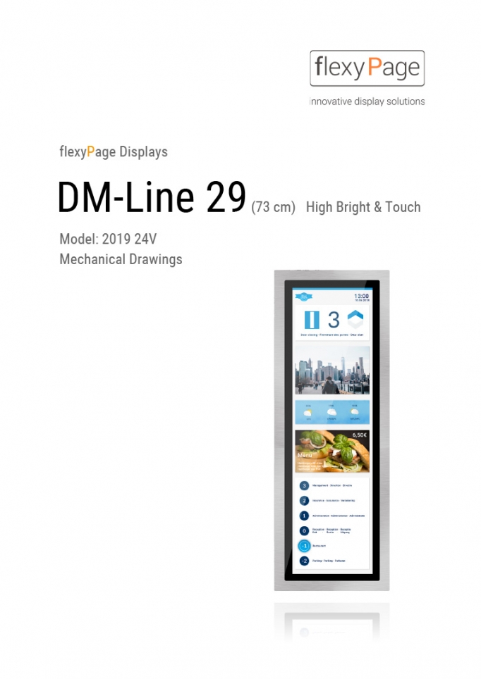Mechanical drawing display DM-Line 29 