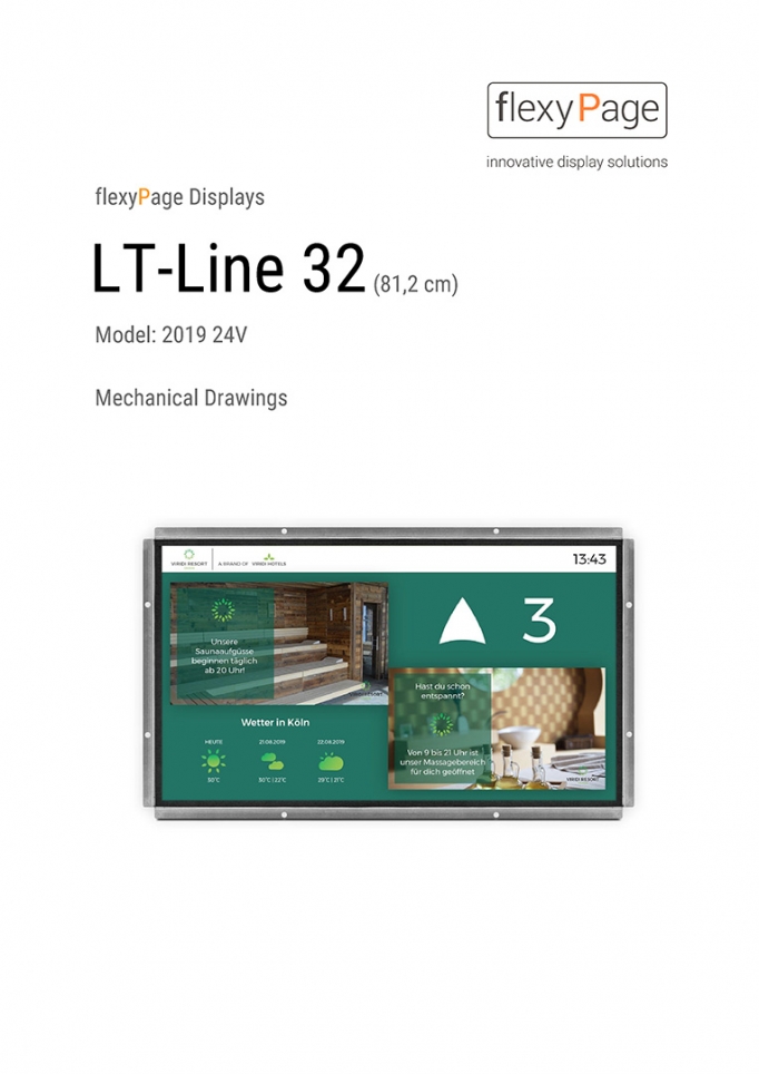 Mechanical drawing display LT-Line 32
