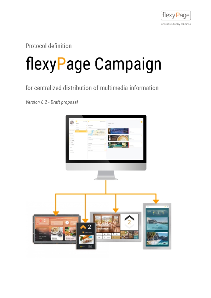 flexyPage Campaign - interface description