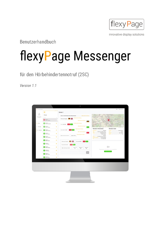 Benutzerhandbuch flexyPage Messenger