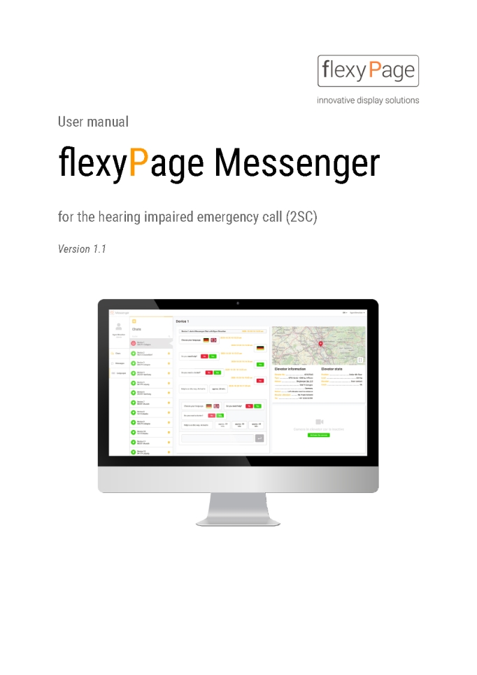 flexyPage Messenger user manual