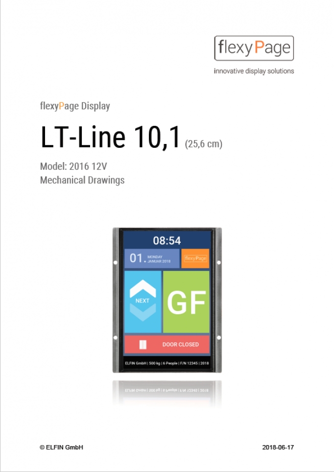 Mechanical Drawing Display LT-Line 10,1 