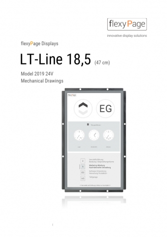 Mechanical drawing display LT-Line 18,5