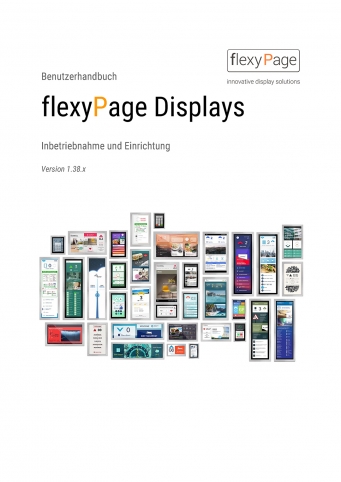 Benutzerhandbuch flexyPage Displays