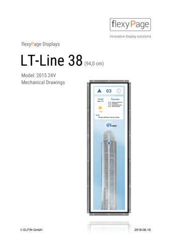 Mechanical drawing Display LT-Line 38