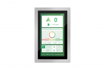 Visualisierung des Energieverbrauchs eines Aufzuges auf einem flexyPage Display